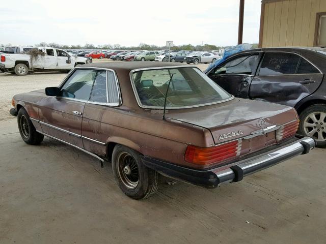 10702412024255 - 1979 MERCEDES-BENZ SLC 450 BROWN photo 3