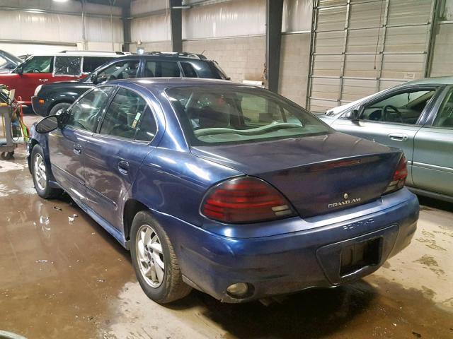 1G2NE52F44M648949 - 2004 PONTIAC GRAND AM S BLUE photo 3