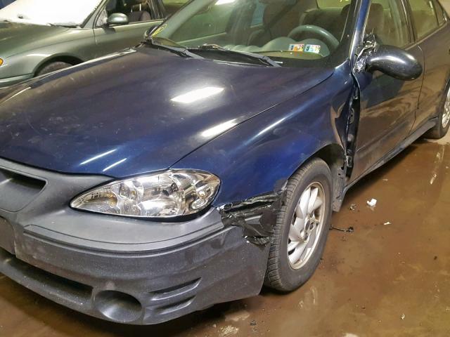 1G2NE52F44M648949 - 2004 PONTIAC GRAND AM S BLUE photo 9