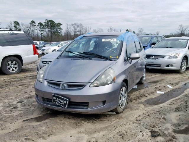 JHMGD38437S064672 - 2007 HONDA FIT SILVER photo 2