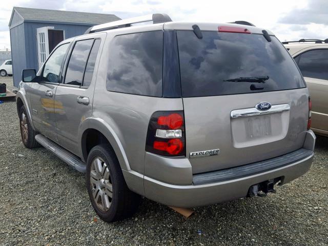 1FMEU65E18UA30237 - 2008 FORD EXPLORER L BEIGE photo 3