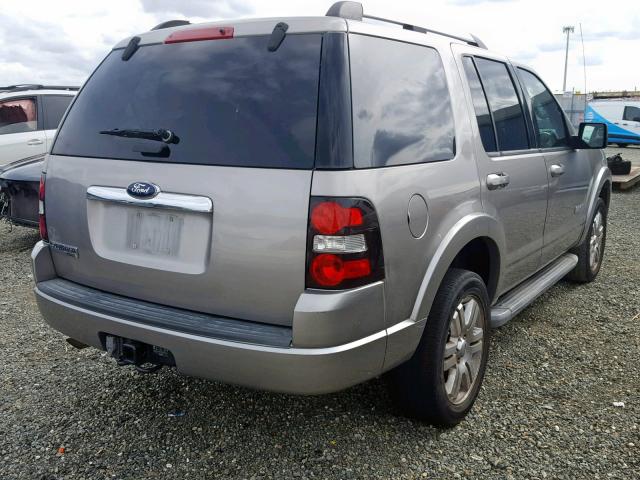 1FMEU65E18UA30237 - 2008 FORD EXPLORER L BEIGE photo 4