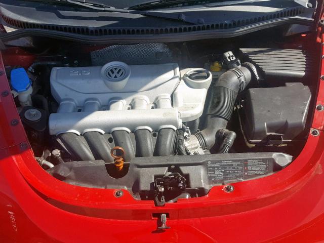 3VWRW3AL0AM006554 - 2010 VOLKSWAGEN NEW BEETLE წითელი ფოტო 7