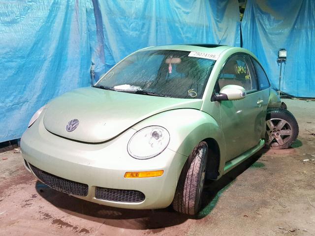 3VWRW31C06M424250 - 2006 VOLKSWAGEN NEW BEETLE GREEN photo 2