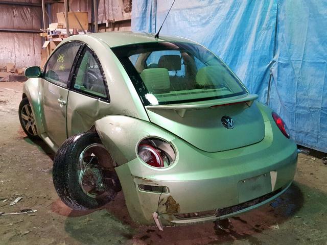 3VWRW31C06M424250 - 2006 VOLKSWAGEN NEW BEETLE GREEN photo 3