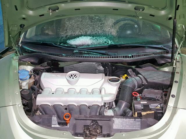 3VWRW31C06M424250 - 2006 VOLKSWAGEN NEW BEETLE GREEN photo 7