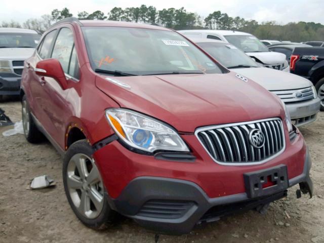 KL4CJASB5GB688634 - 2016 BUICK ENCORE MAROON photo 1