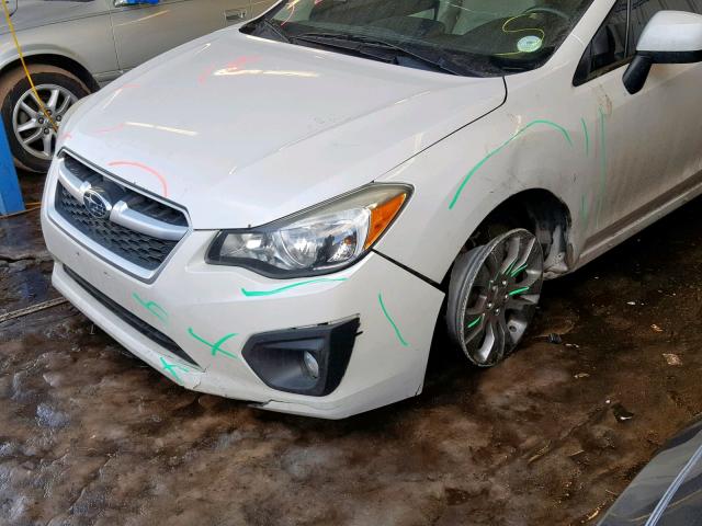 JF1GPAR65E8222166 - 2014 SUBARU IMPREZA SP WHITE photo 9