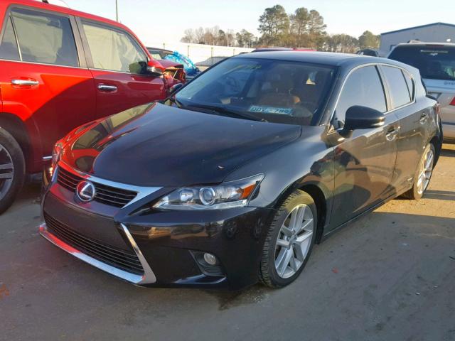 JTHKD5BH2H2292407 - 2017 LEXUS CT 200 BLACK photo 2