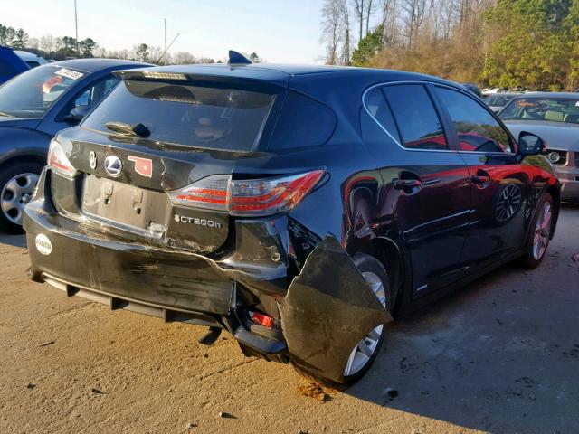 JTHKD5BH2H2292407 - 2017 LEXUS CT 200 BLACK photo 4