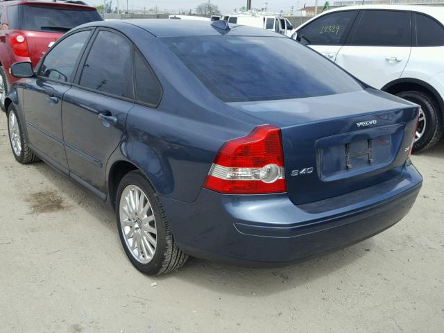 YV1MS390372306182 - 2007 VOLVO S40 2.4I BLUE photo 3