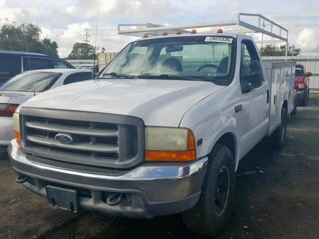 1FDSF34L81EA58953 - 2001 FORD F350 SRW S WHITE photo 2