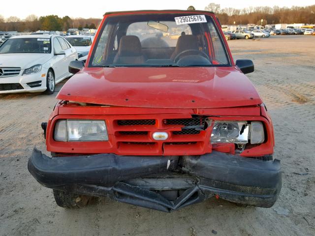 2CNBE1866W6926391 - 1998 CHEVROLET TRACKER RED photo 7