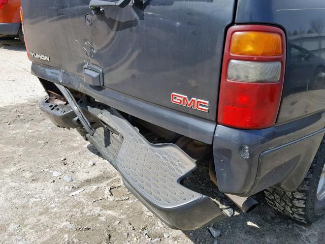 1GKEK63U63J204113 - 2003 GMC YUKON DENA GRAY photo 9