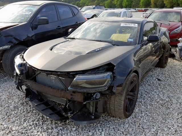 1G1FJ1R67J0151206 - 2018 CHEVROLET CAMARO ZL1 黑色 照片 2