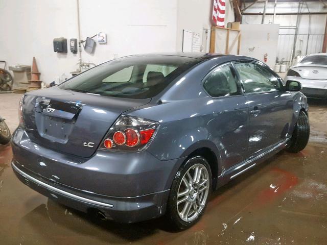 JTKDE167380273807 - 2008 TOYOTA SCION TC ლურჯი ფოტო 4
