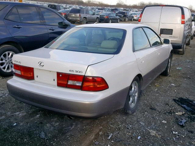 JT8BF28G1W5049741 - 1998 LEXUS ES 300 WHITE photo 4