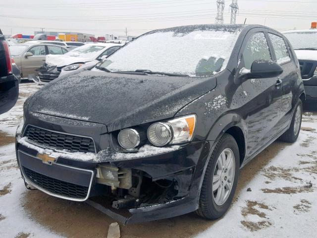 1G1JA6SH6C4193798 - 2012 CHEVROLET SONIC LS 黑色 照片 2