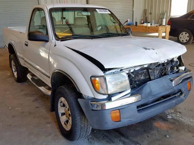 4TANM92N2YZ682423 - 2000 TOYOTA TACOMA PRE WHITE photo 1