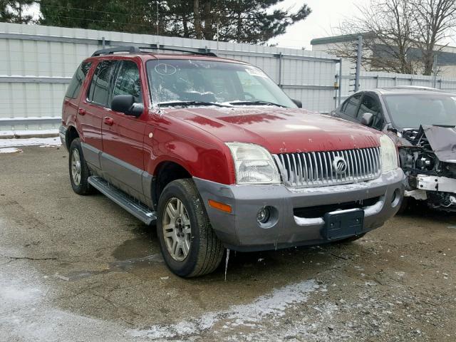 4M2ZU86K55ZJ14270 - 2005 MERCURY MOUNTAINEE BURGUNDY photo 1