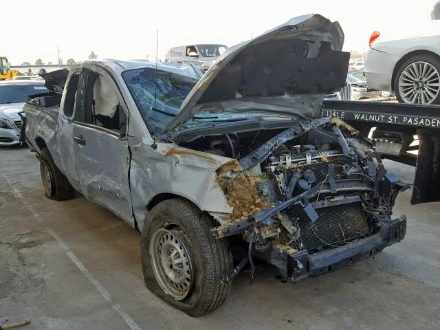 1N6AA0CH3BN322895 - 2011 NISSAN TITAN S SILVER photo 1