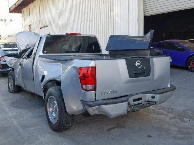 1N6AA0CH3BN322895 - 2011 NISSAN TITAN S SILVER photo 3