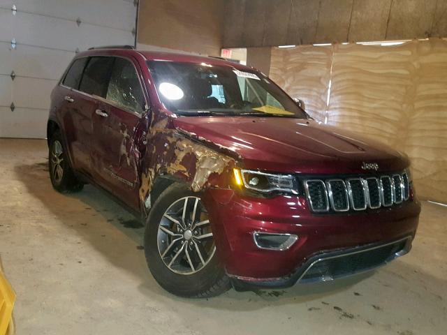 1C4RJFBG2HC635006 - 2017 JEEP GRAND CHER MAROON photo 1