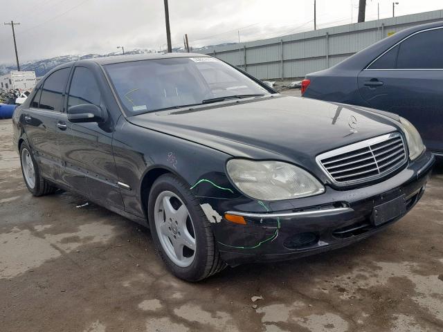 WDBNG75J02A274810 - 2002 MERCEDES-BENZ S 500 BLACK photo 1