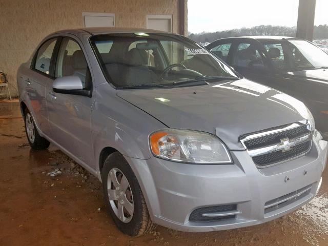 KL1TD5DE1AB093564 - 2010 CHEVROLET AVEO LS SILVER photo 1