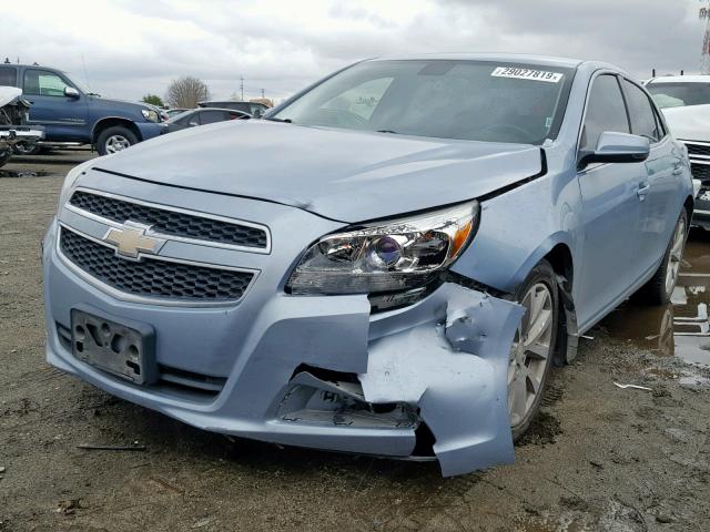 1G11E5SA5DU128685 - 2013 CHEVROLET MALIBU 2LT BLUE photo 2