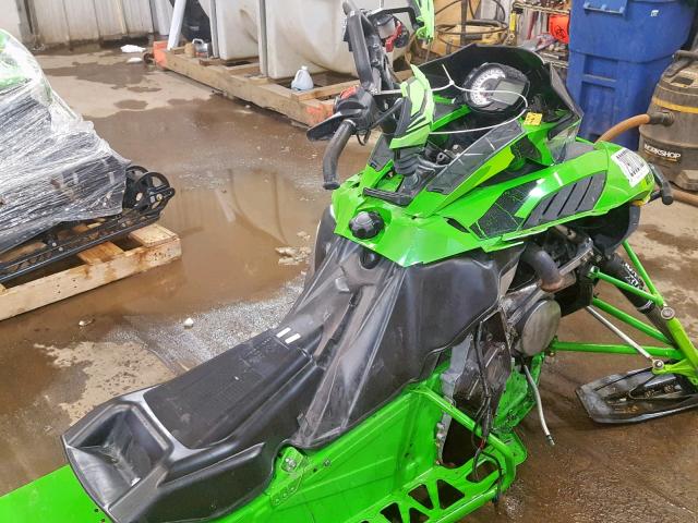 4UF17SNW2HT100824 - 2017 ARCTIC CAT SNOWMOBILE GREEN photo 5