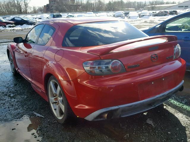 JM1FE173240121846 - 2004 MAZDA RX8 RED photo 3