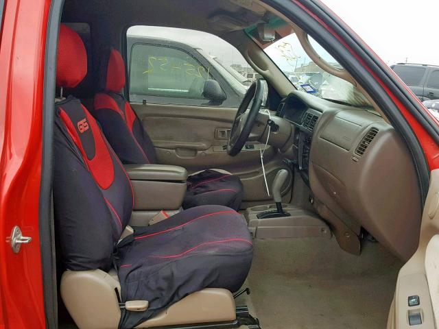 5TESN92N64Z360676 - 2004 TOYOTA TACOMA XTR წითელი ფოტო 5
