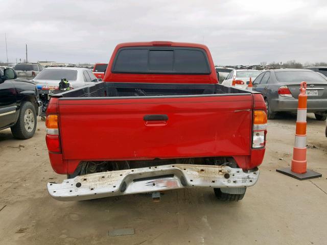 5TESN92N64Z360676 - 2004 TOYOTA TACOMA XTR წითელი ფოტო 9
