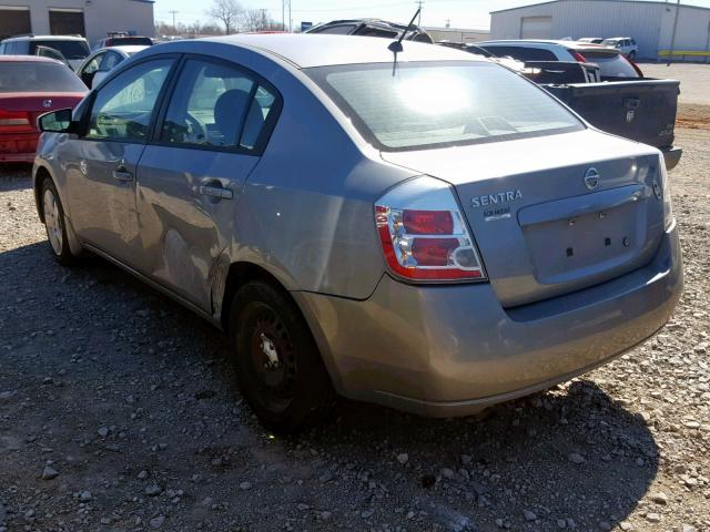 3N1AB61EX9L648217 - 2009 NISSAN SENTRA 2.0 GRAY photo 3