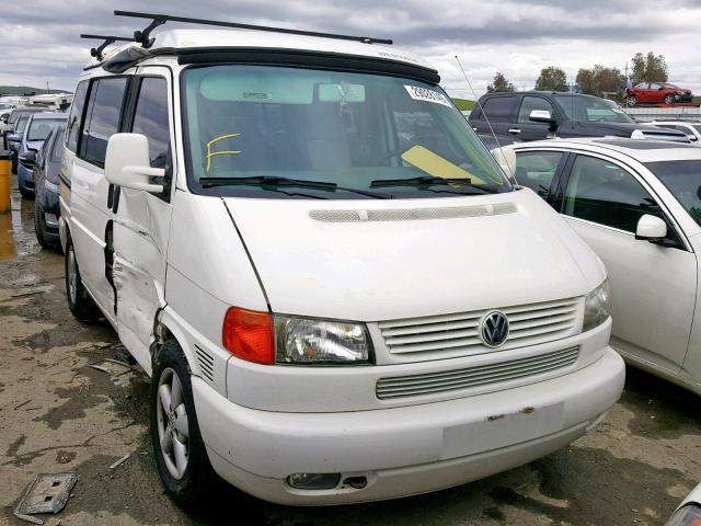 WV2NB47061H145304 - 2001 VOLKSWAGEN EUROVAN MV WHITE photo 1