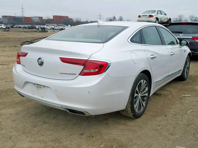 1G4ZP5SS7HU130422 - 2017 BUICK LACROSSE E WHITE photo 4