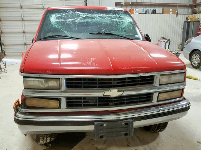 1GCGC24J2XR723262 - 1999 CHEVROLET GMT-400 C2 RED photo 9