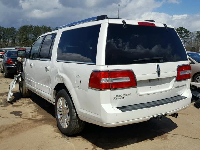 5LMJJ3H56BEJ00525 - 2011 LINCOLN NAVIGATOR Ақ фото 3