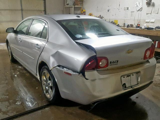 1G1ZH57B894213586 - 2009 CHEVROLET MALIBU 1LT 银色 照片 3