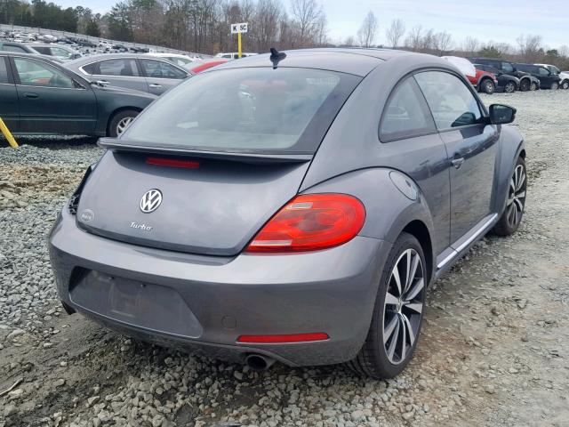 3VWV67AT8CM645399 - 2012 VOLKSWAGEN BEETLE TUR GRAY photo 4