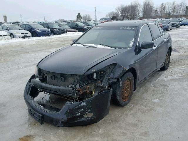 1HGCP36858A803126 - 2008 HONDA ACCORD EXL BLACK photo 2