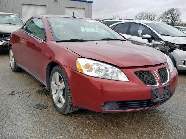 1G2ZH36N784274289 - 2008 PONTIAC G6 GT RED photo 1