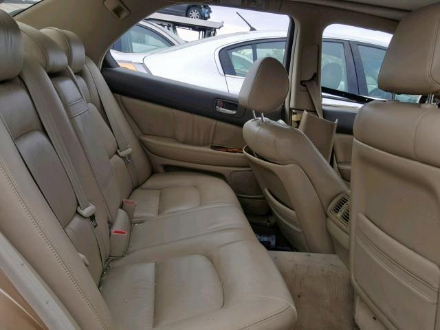 JT8BH28F3X0154104 - 1999 LEXUS LS 400 GOLD photo 6