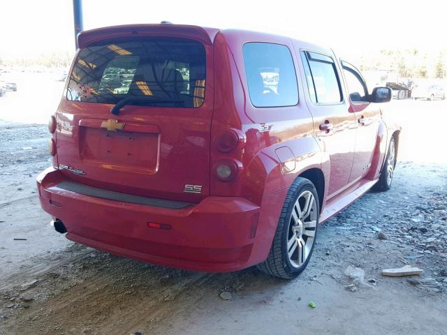 3GNDA63X58S634264 - 2008 CHEVROLET HHR SS RED photo 4