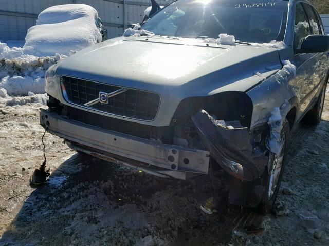 YV1CM91H641046775 - 2004 VOLVO XC90 T6 SILVER photo 9