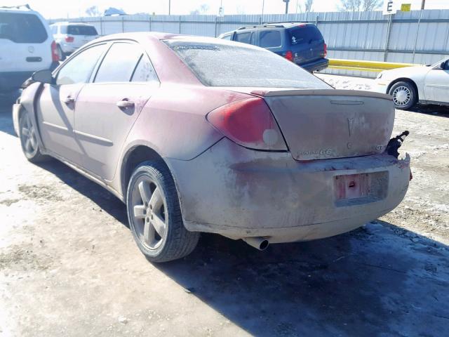 1G2ZH57N474165717 - 2007 PONTIAC G6 GT RED photo 3