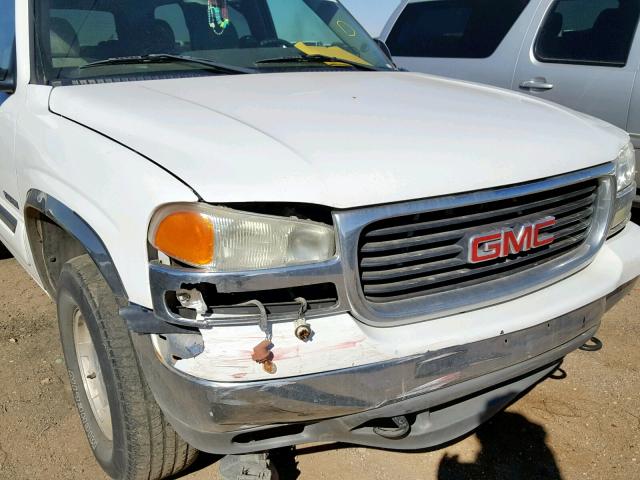 1GKEK13Z14R180143 - 2004 GMC YUKON WHITE photo 9