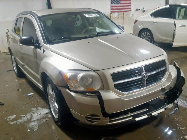 1B3HB48AX9D229052 - 2009 DODGE CALIBER SX TAN photo 1