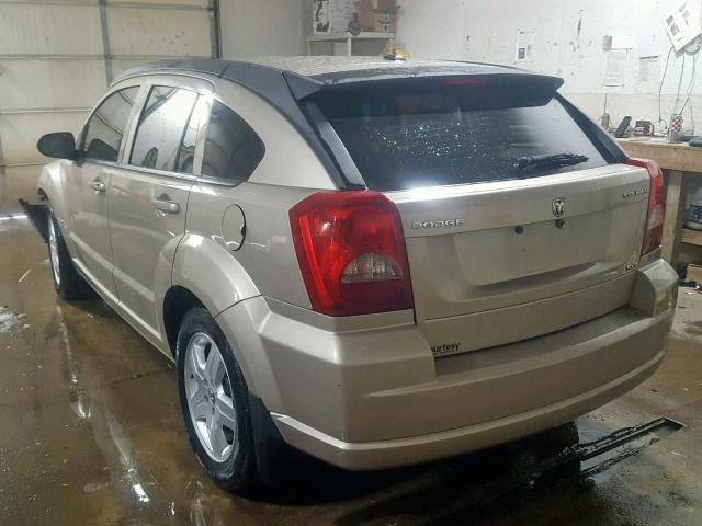 1B3HB48AX9D229052 - 2009 DODGE CALIBER SX TAN photo 3